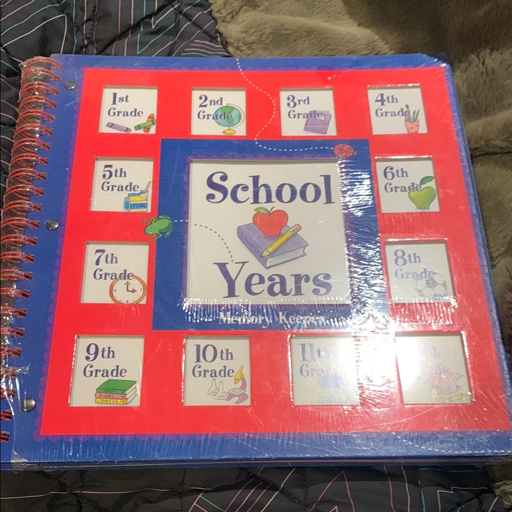 School Years Memory Keeper Scrapbook - Red